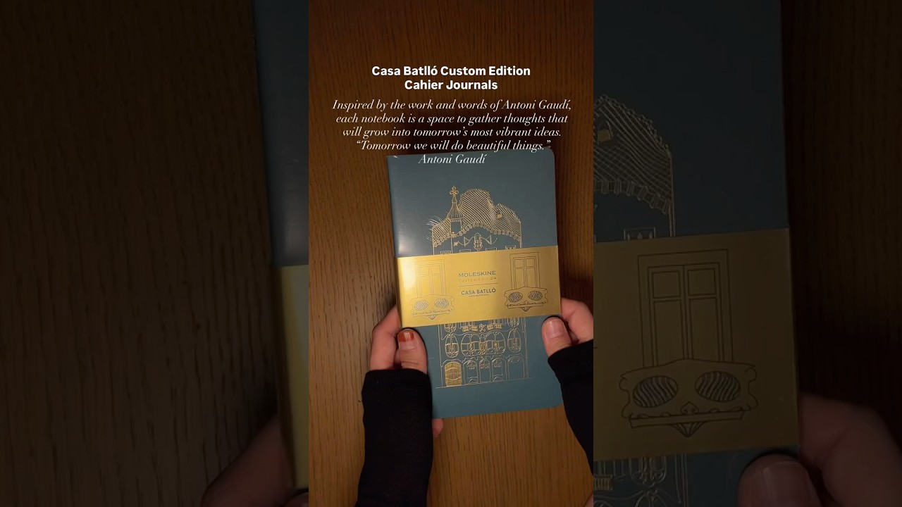 Moleskine Casa Batll&oacute; Custom Edition Cahier Journals #moleskine