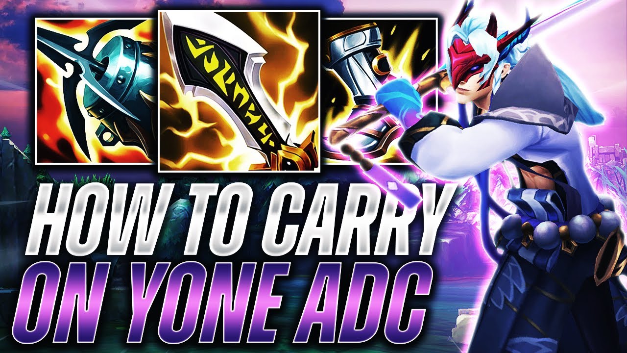 HOW TO CARRY ANY GAME AS YONE ADC!