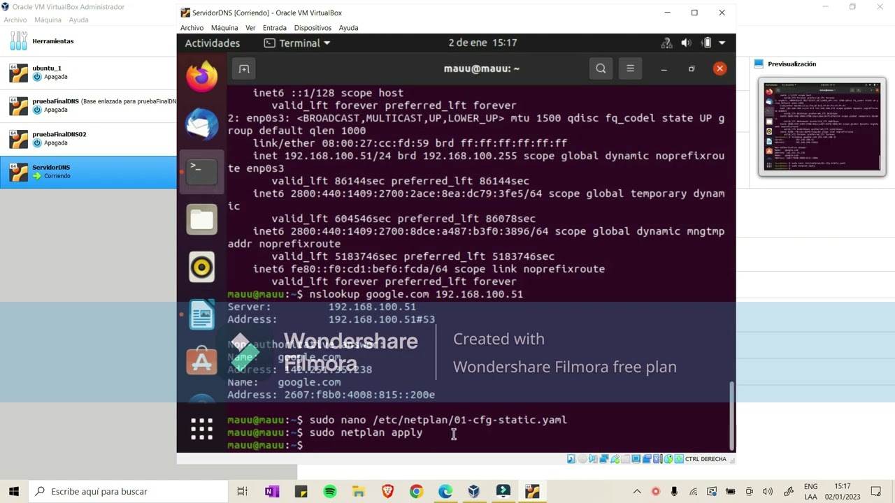 Instalación de Un Servidor DNS en Ubuntu 20.04 con Bind9