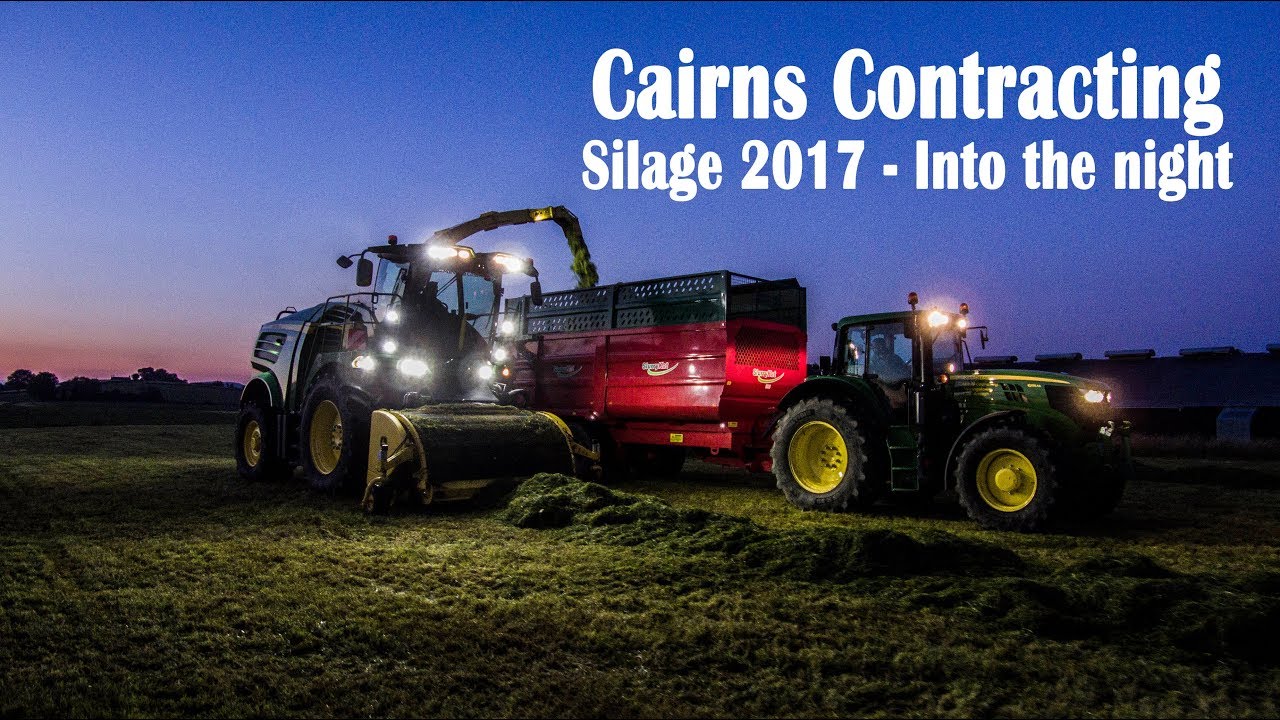 Cairns Contracting Silage 2017 - Into the Night