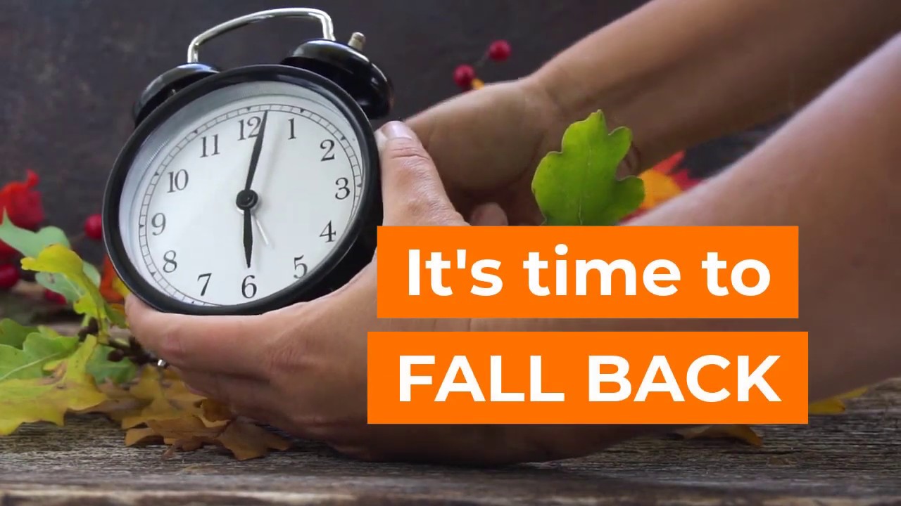 It's time to fall back