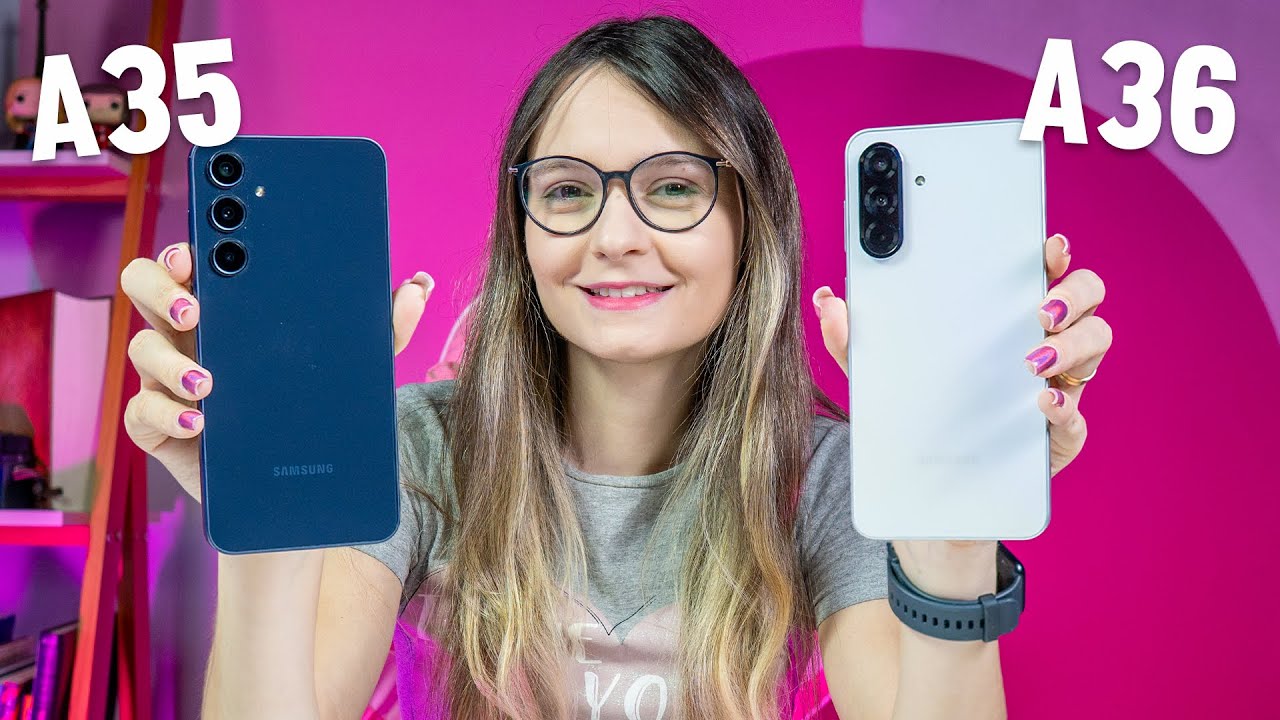 Galaxy A35 5G vs Galaxy A36 5G - O que MUDOU? Comparativo!