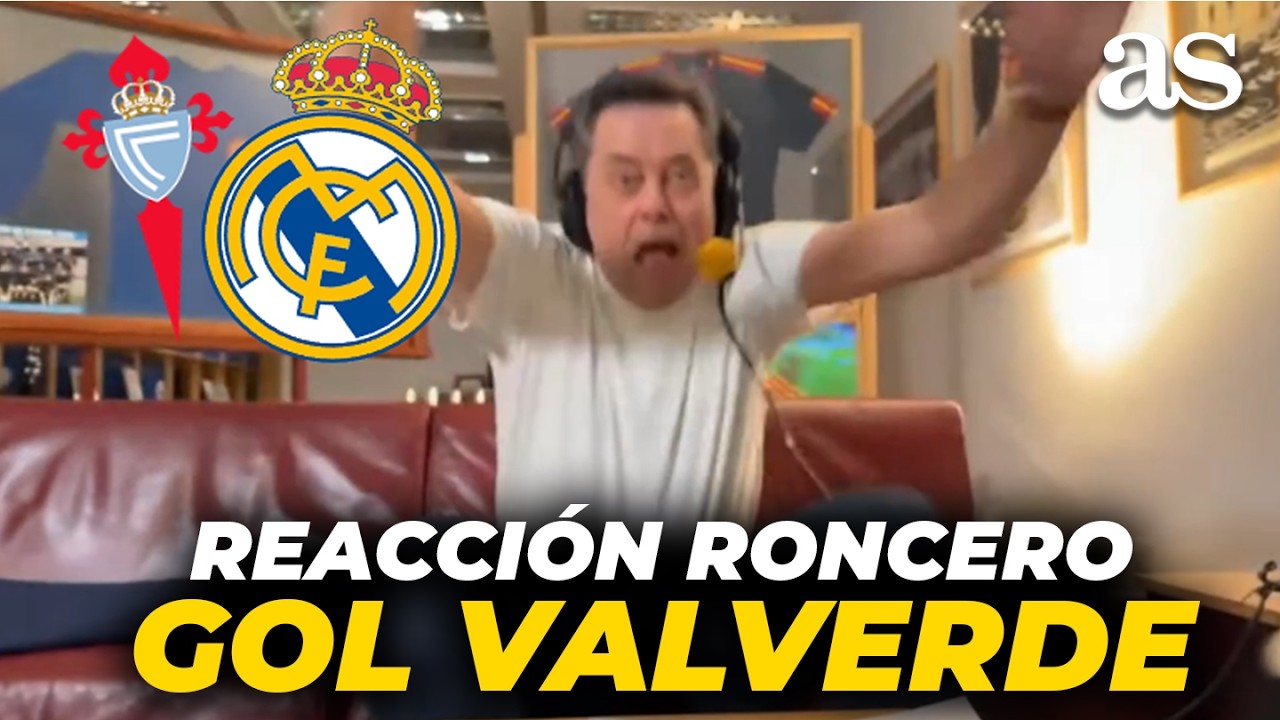 RONCERO EXPLOTA tras el gol de Valverde: &iexcl;victoria del Real Madrid!