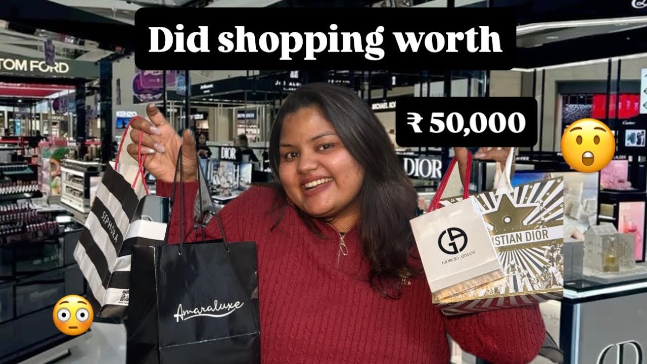 ₹50,000 Mumbai Makeup Haul 💄 | Products & Prices 