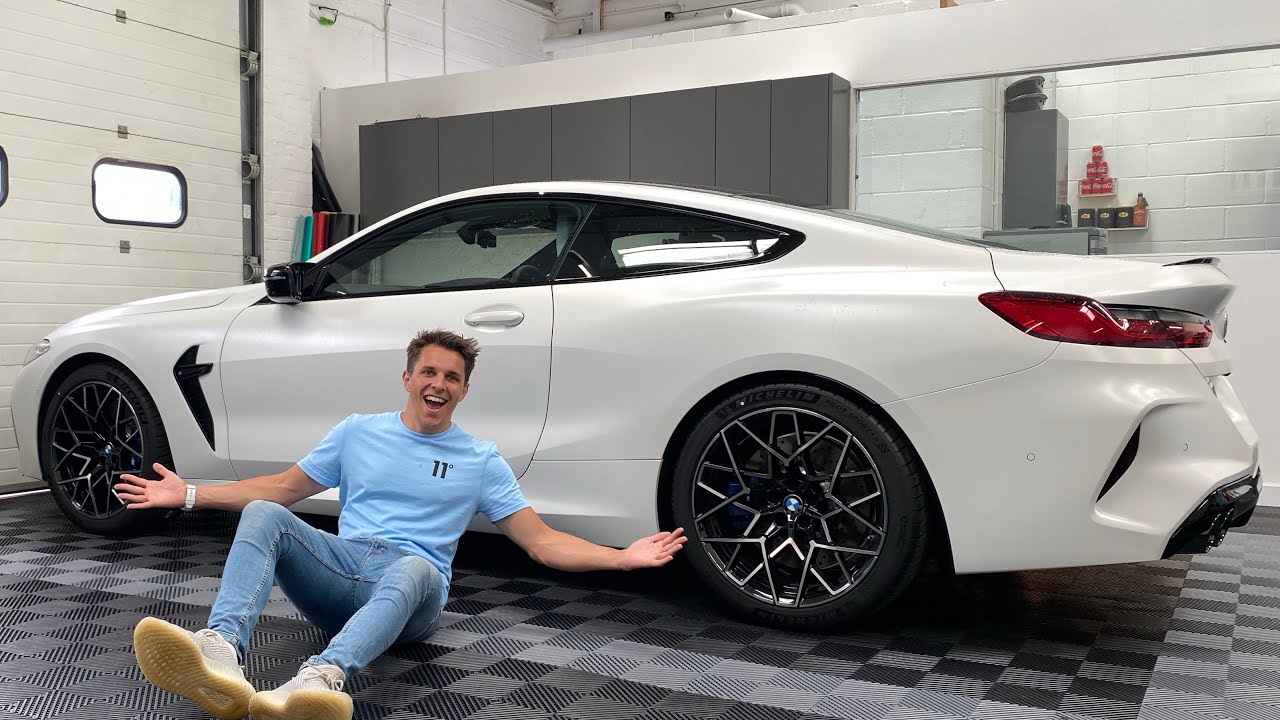 BMW M8 Gets Transformed To SATIN WHITE!