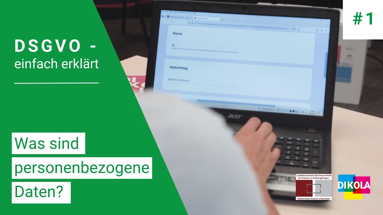 Personenbezogene Daten | DSGVO - einfach erklärt!