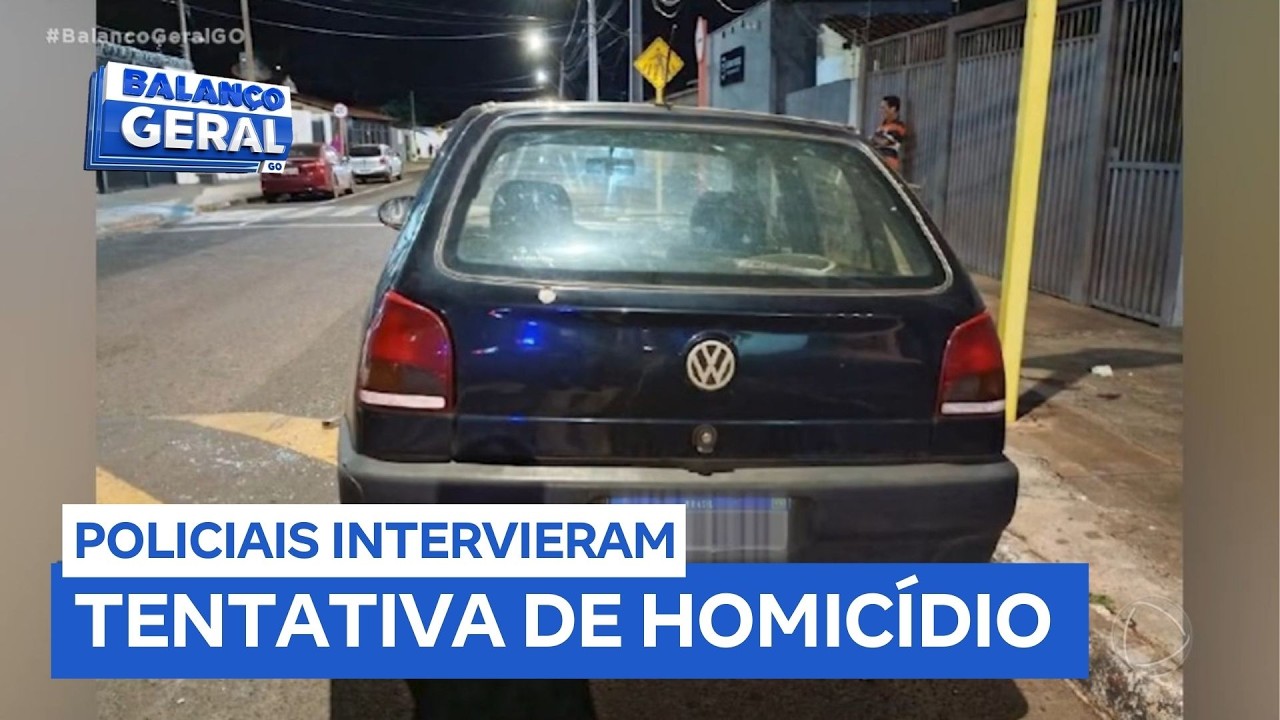 Suspeito tenta matar homem na porta de delegacia em Rio Verde (GO)