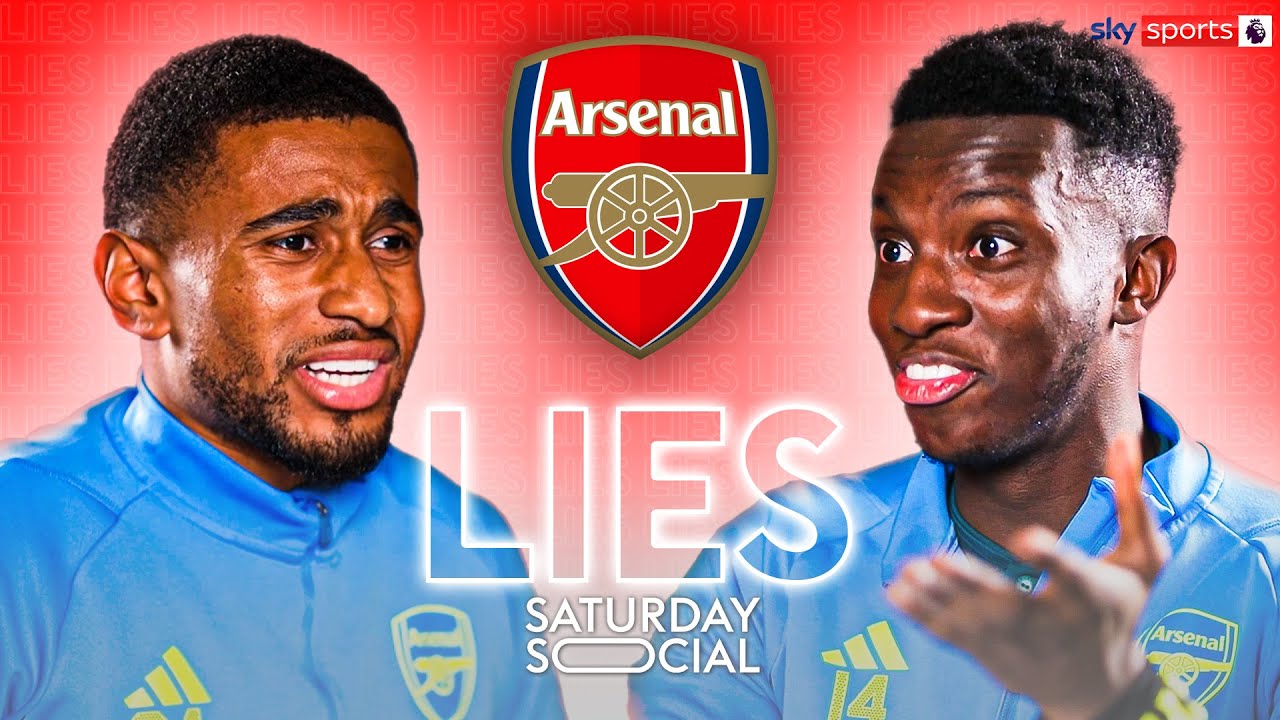How many Arsenal players can you name in 30 seconds ⏱️ | LIES | Reiss Nelson vs Eddie Nketiah