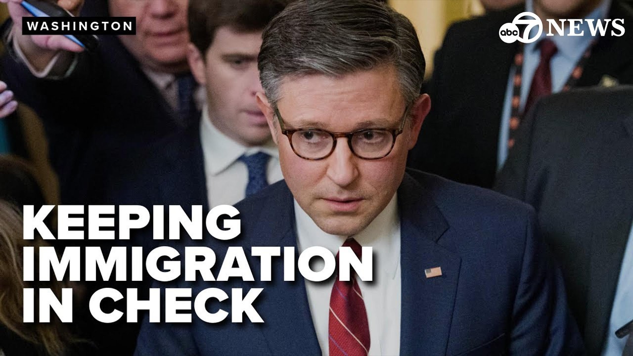 Speaker Johnson shares GOP approach to immigration after partial government shutdown ends