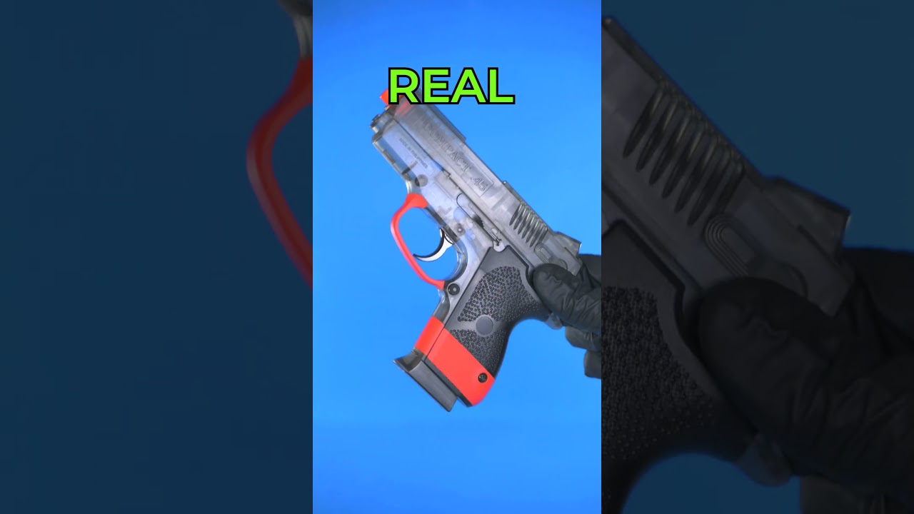 3d printed micro airsoft blaster vs REAL