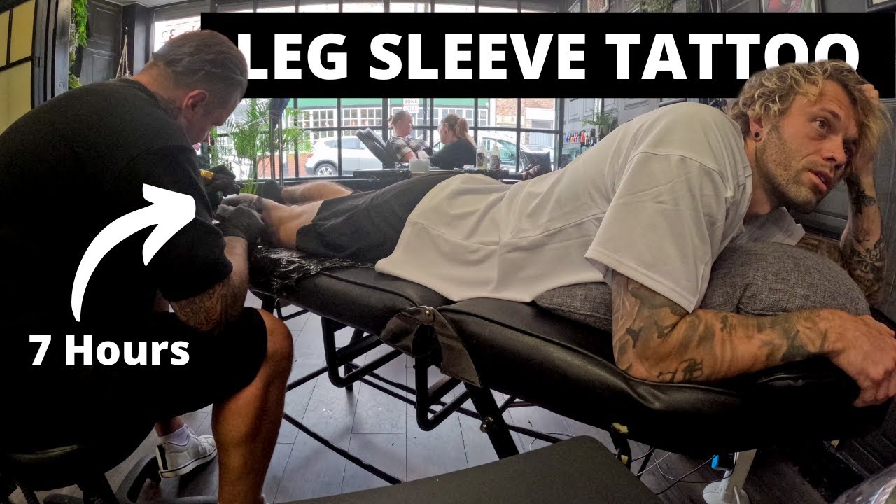 Starting My 2nd Leg Sleeve Tattoo | OXF - NCL Vlog | Tattoo history & Choosing Designs