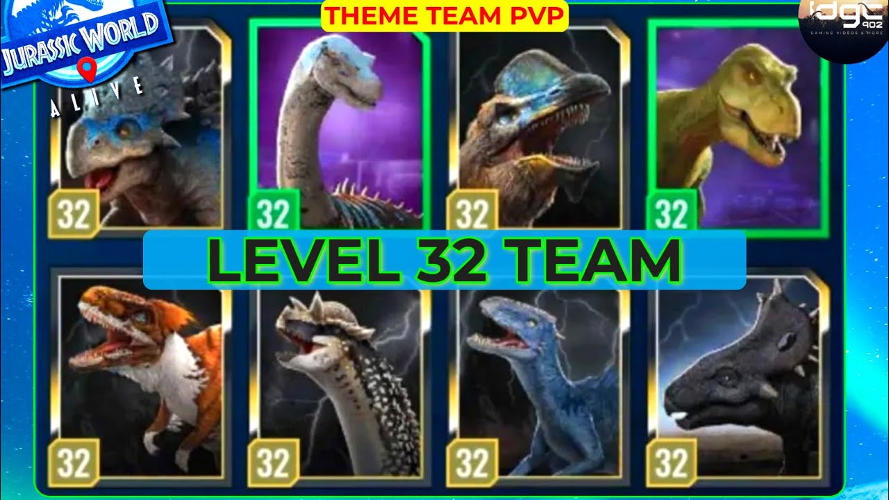 Level 32 Team Gameplay | Jurassic World Alive PvP