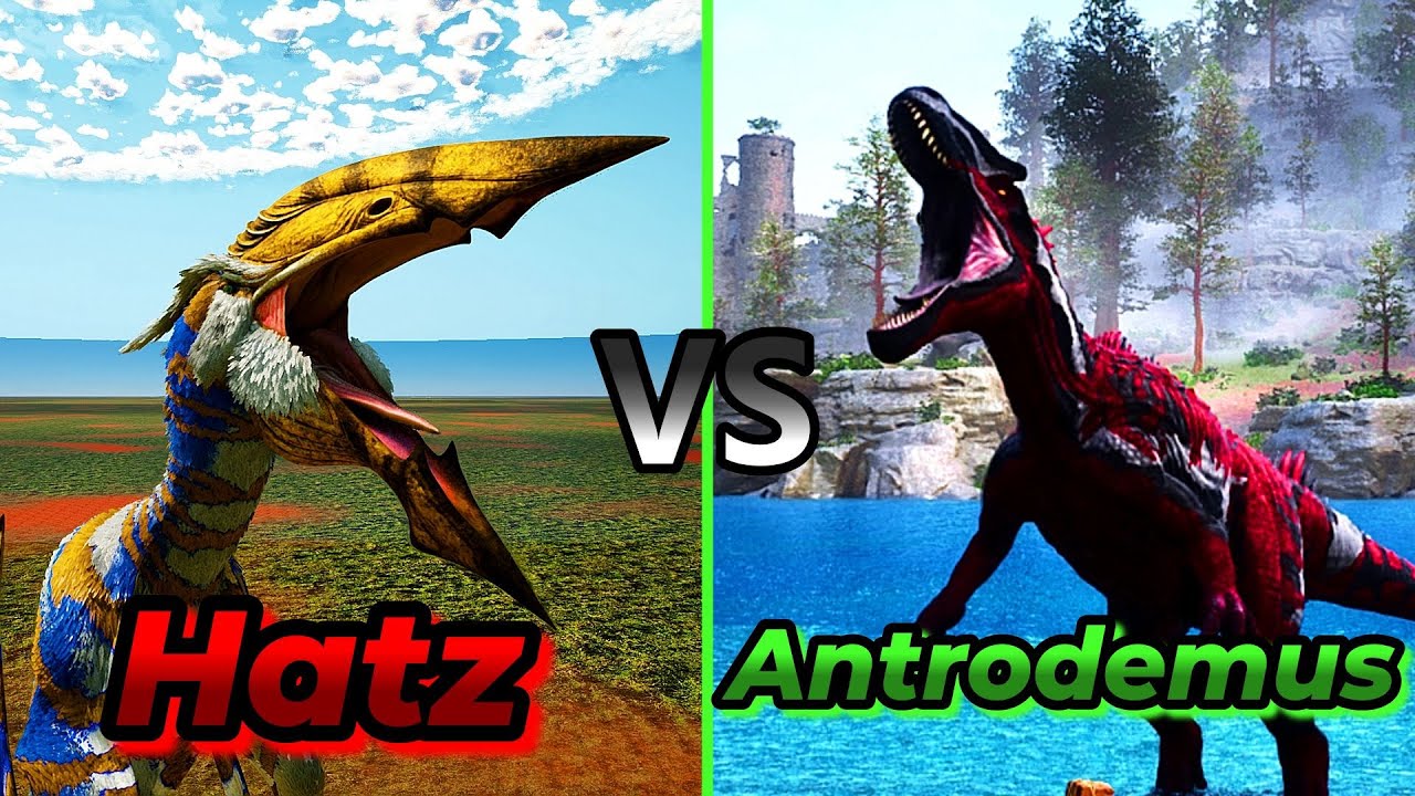 Hatzegopteryx Vs Rex\Spino\Yuty | Ark Survival Ascended | Ark Mods | Ark Battles | Gameplay | Ai