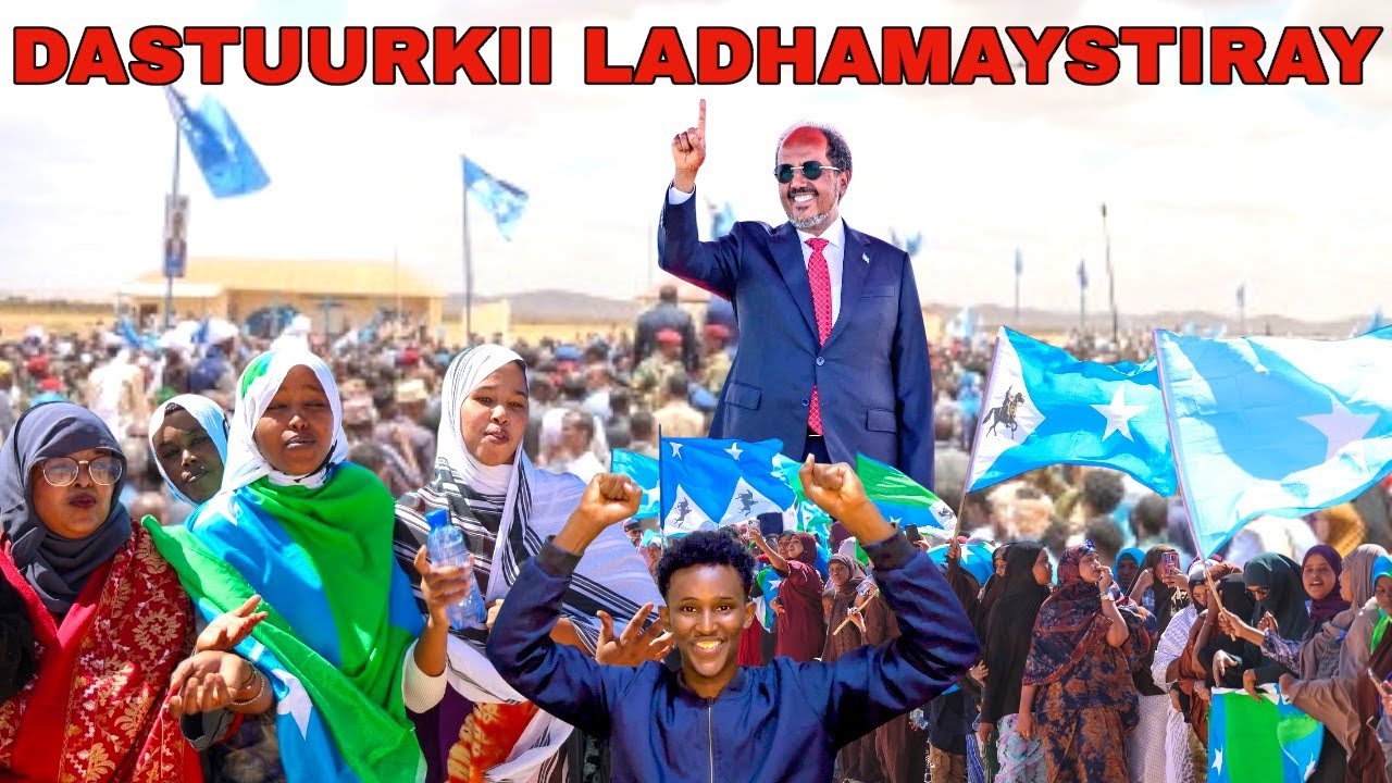 GUUL DASTUURKII SOOMAALIYA LA DHAMAYSTIRAY,XASAN SHEEKH KA ADKAATAY HAWIYE IYO DAAROOD
