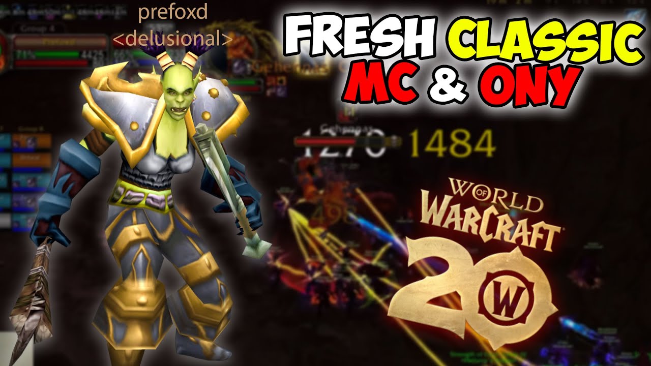 СВЕЖИЙ ЗАПУСК WoW Classic MC+Onyxia!
