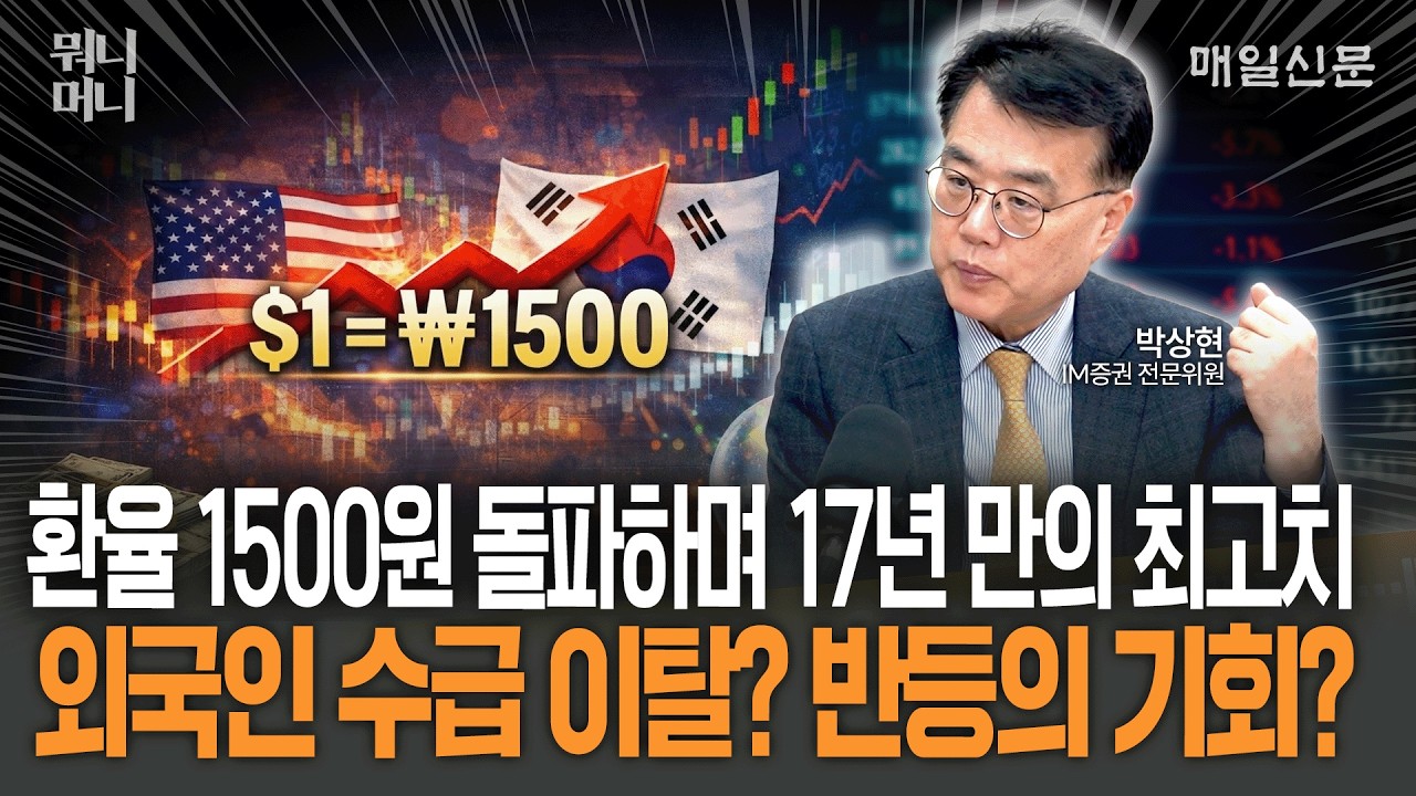 환율 피크아웃 시점 전격 분석 [뭐니머니]