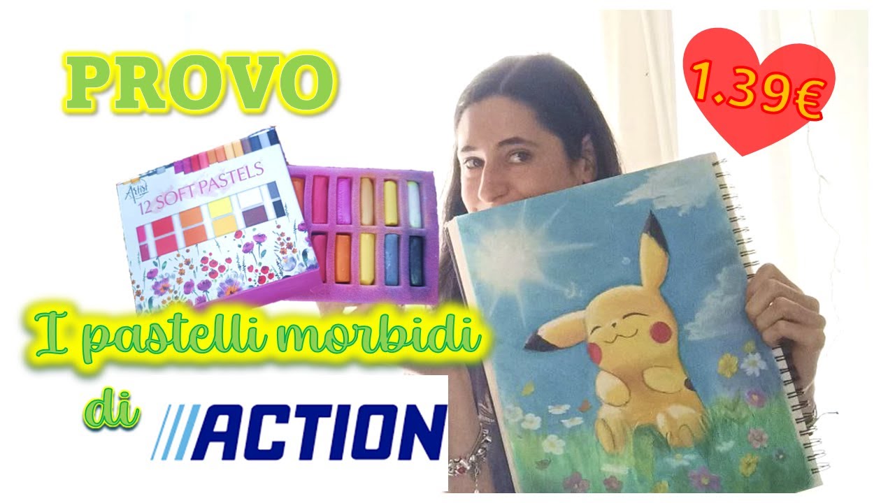 Recensione SOFT PASTEL di ACTION - pastelli morbili super economici V/S faber castel e rembrandt