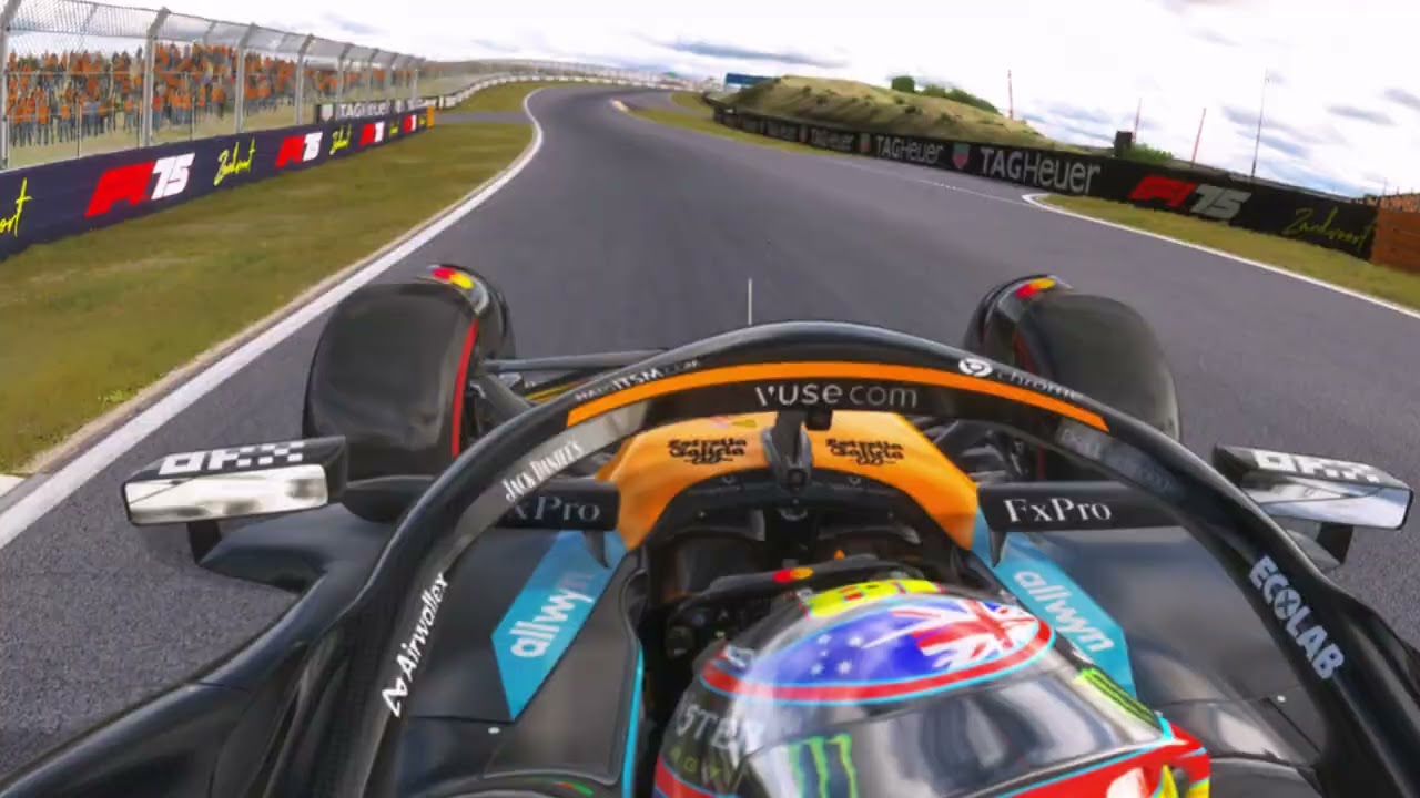 Oscar Piastri's Pole Lap Onboard | 2025 Dutch Grand Prix #assettocorsa