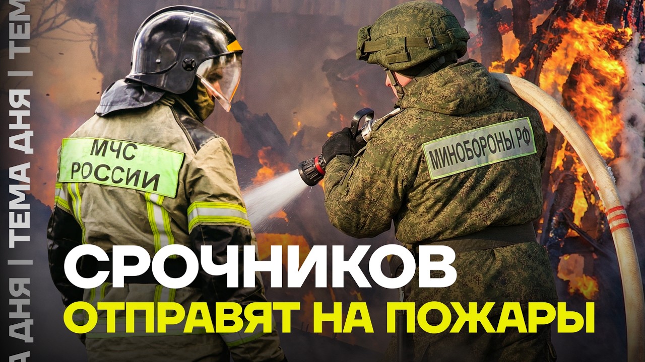 Срочники будут тушить пожары. МЧС признало катастрофическую нехватку людей