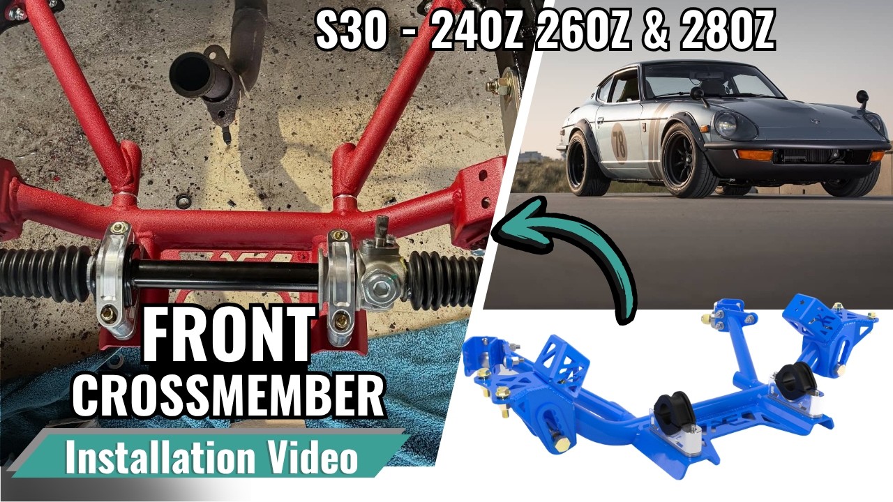 Apex Engineered - S30 240Z 260Z 280Z Crossmember - INSTALL