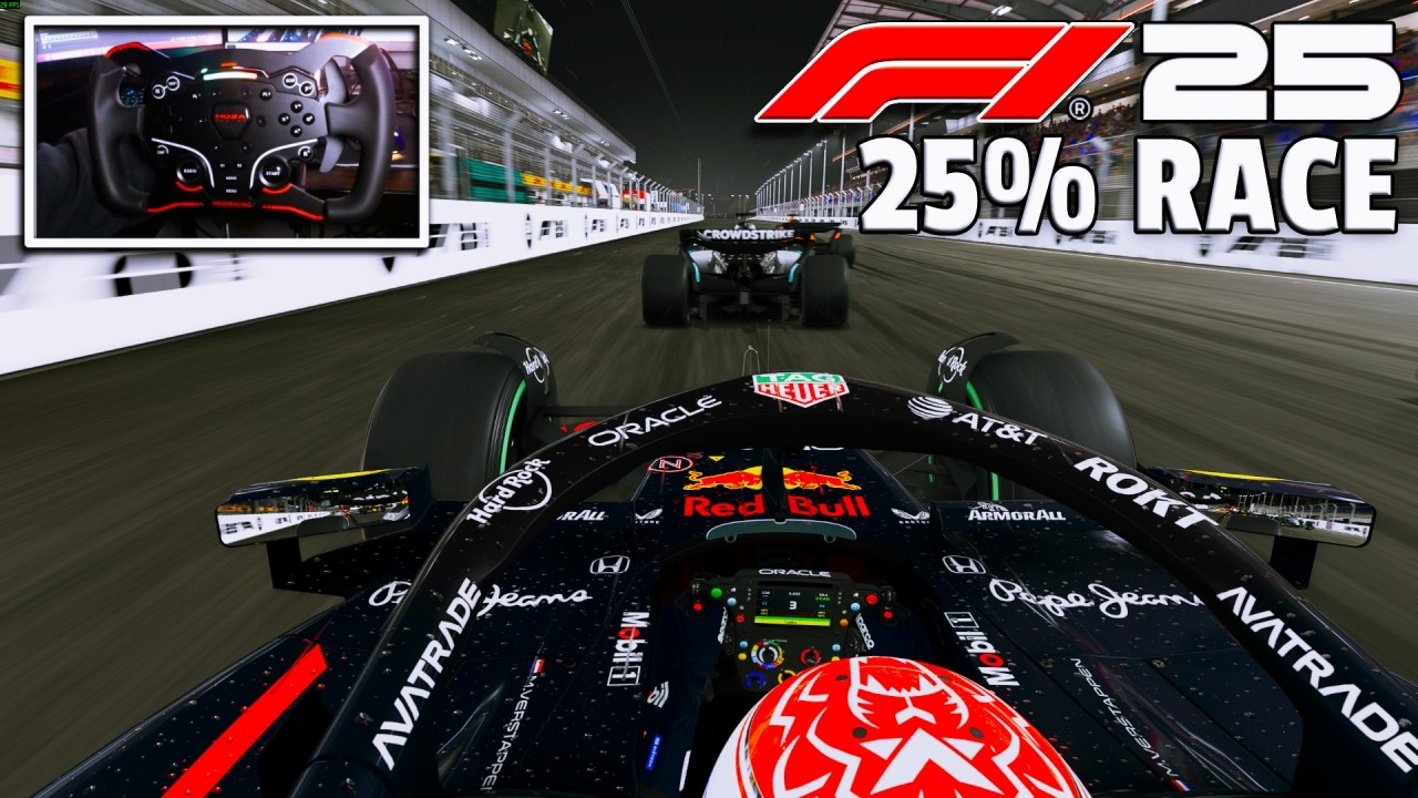 Max Verstappen Red Bull RB21 – Las Vegas Grand Prix 2025 ( 25% Race ) | F1 25