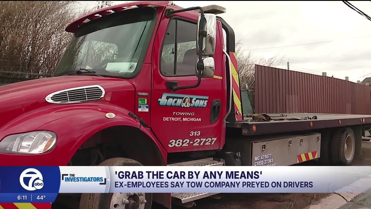 'Grab the car by any means.' Ex-employees say Detroit tow company preyed on drivers