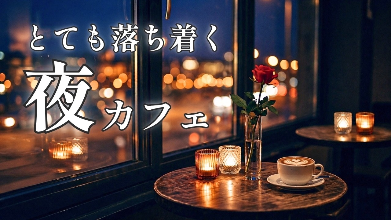とても落ち着く夜のカフェジャズ｜ひとり時間のスロージャズBGM【リラックス・読書】