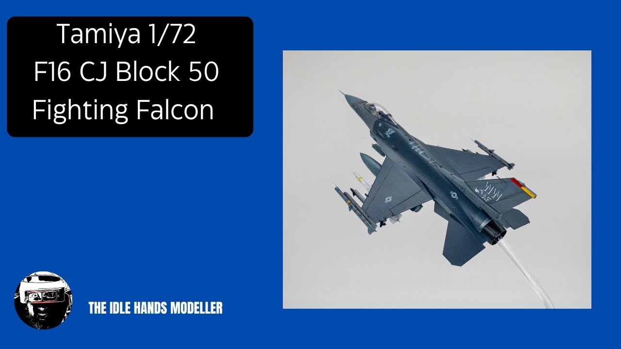 Tamiya 1/72 F16 CJ Block 50 Fighting Falcon Build