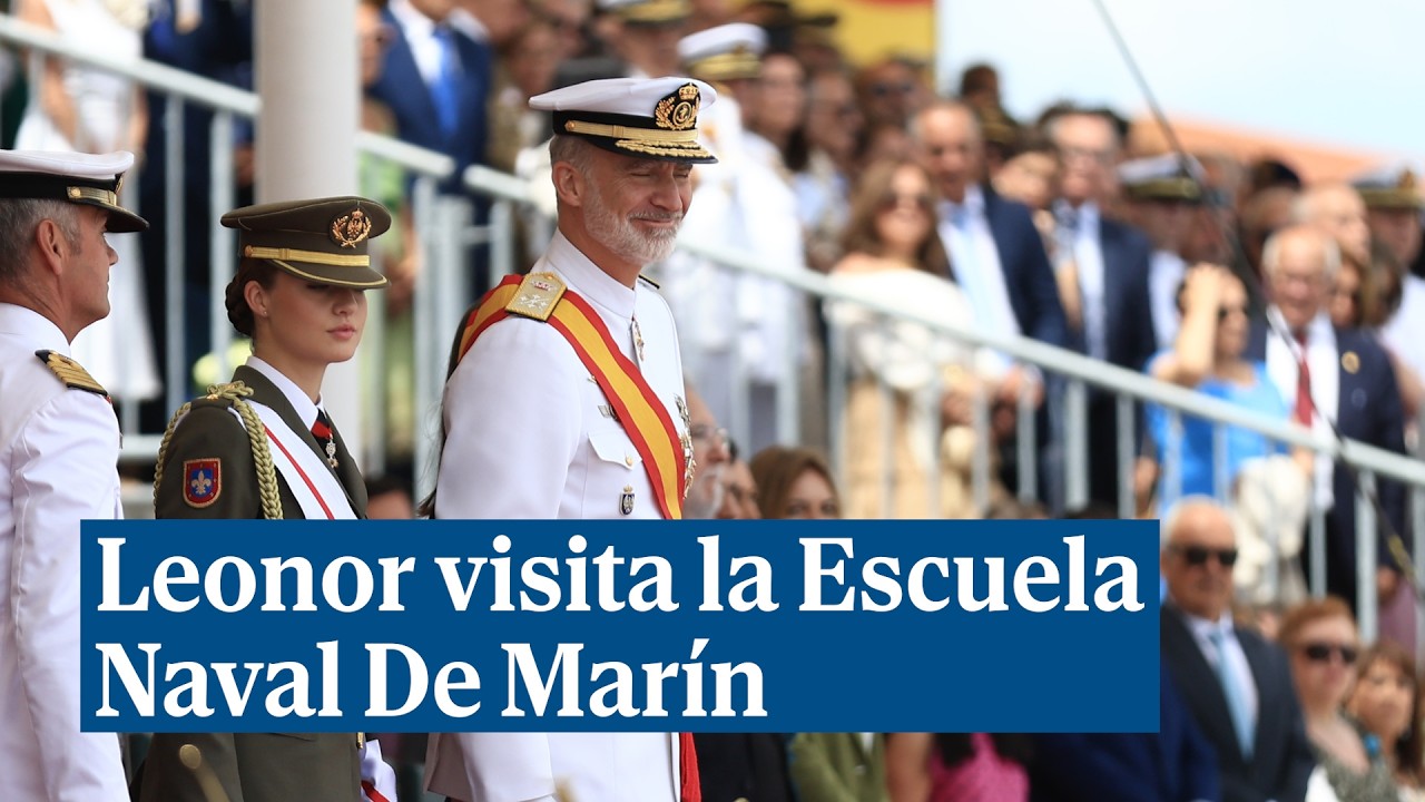 Leonor visita la Escuela Naval De Marín donde seguirá su formación militar el próximo 29 de agosto