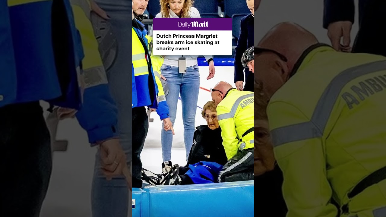 Dutch Princess Margriet breaks arm ice skating at charity event