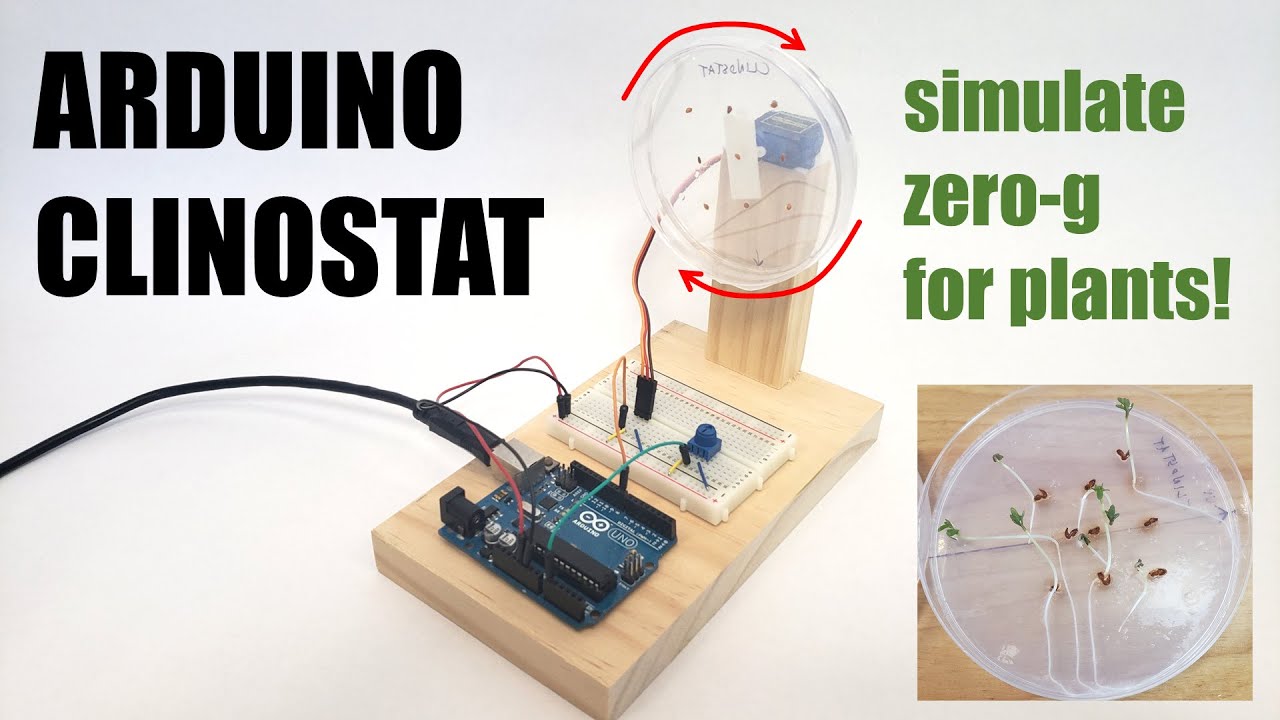 Build an Arduino Clinostat to Simulate Microgravity for Plants | Science Project