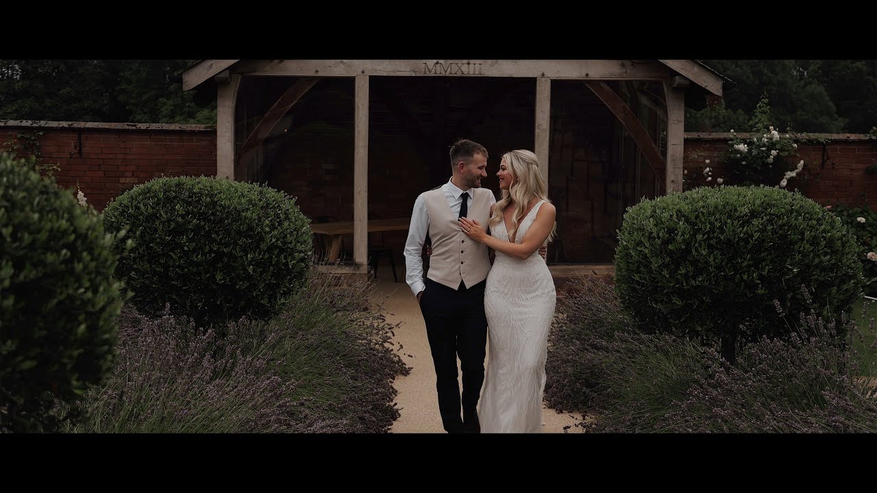 Sarah & Dan - Wedding videography at Upton Barn & Walled Garden