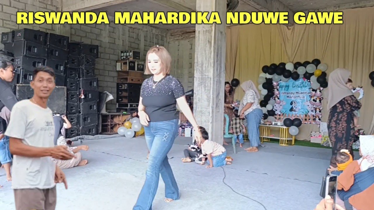 Nah lo ada acara apa ini di markas riswanda Mahardika