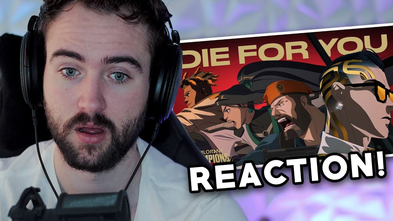 DIE FOR YOU ft. Grabbitz Reaction! | VALORANT Champions 2021