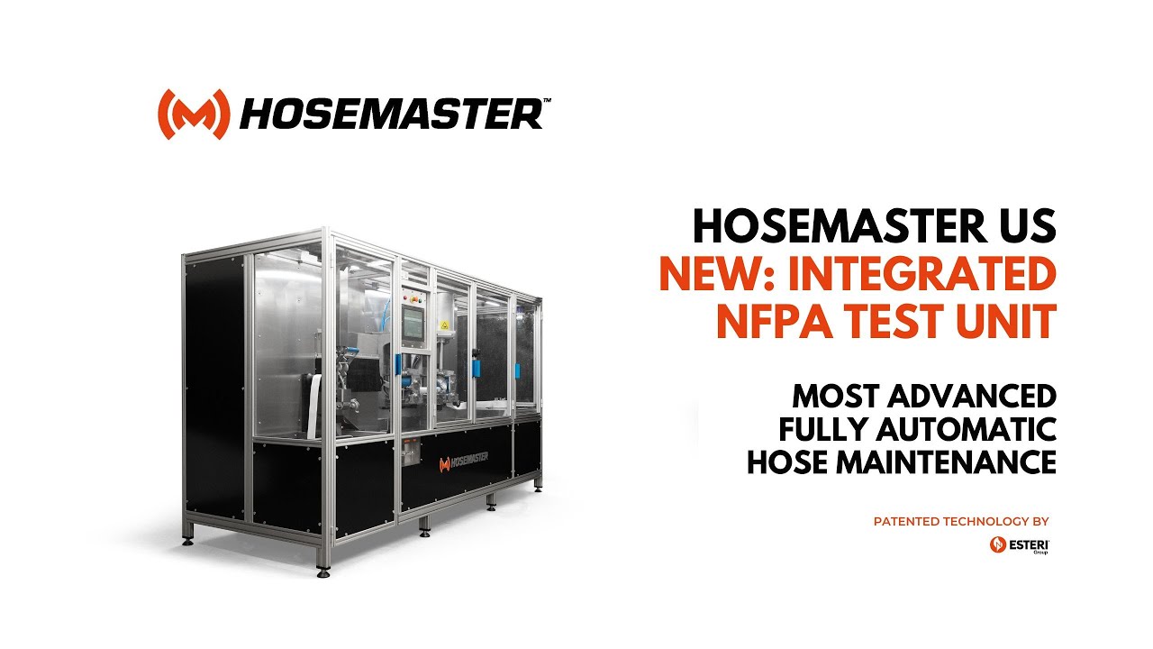 Hosemaster US, worlds most advanced fire hose care and maintenance unit