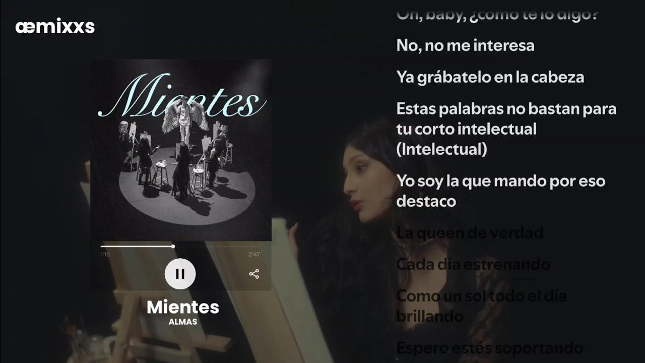 ALMAS - Mientes (Letra)