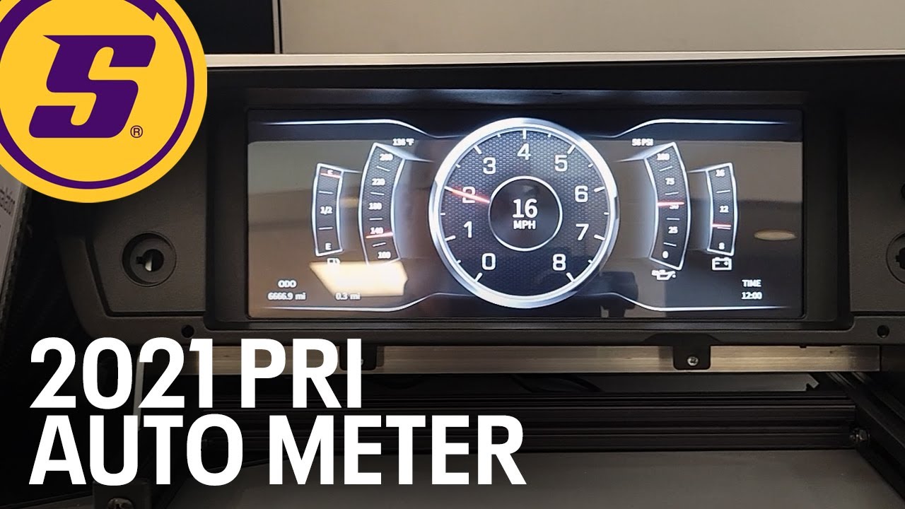 Новые ЖК-дисплеи для приборной панели AutoMeter Invision | PRI Show 2021