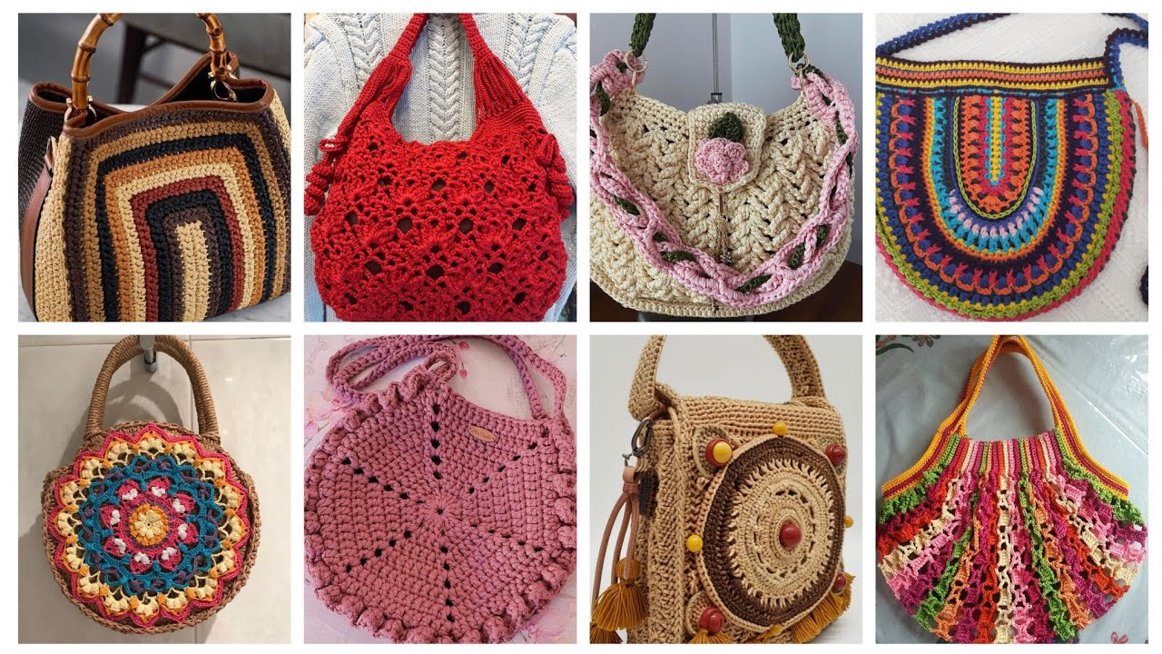 300+attractive Top crochet hand bags Designs ideas for everyone