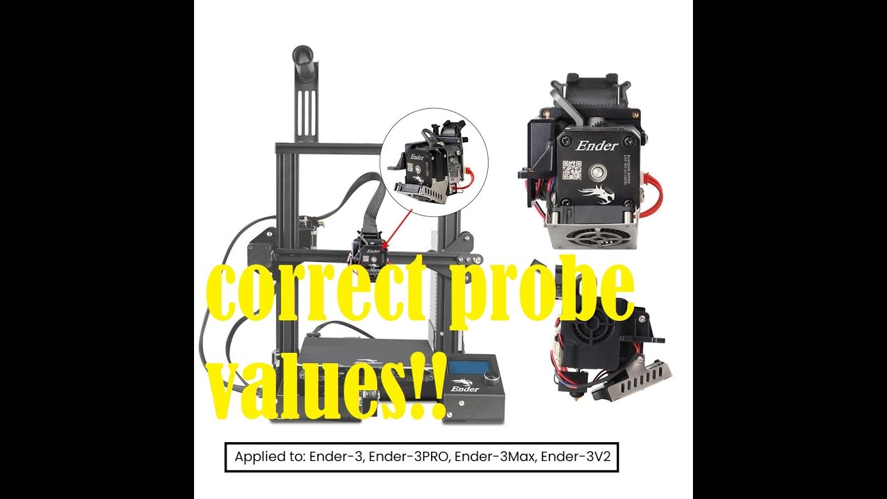 ender 3 v1 / v2 with Sprite extruder (PRO) mesh inset, probe , auto mesh settings