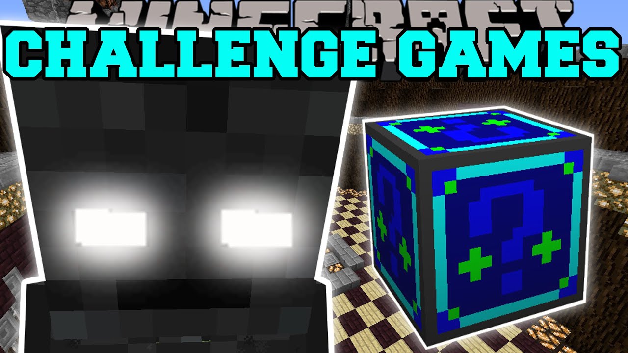 Minecraft: WITHER SKELETON TITAN CHALLENGE GAMES - Lucky Block Mod - Modded Mini-Game
