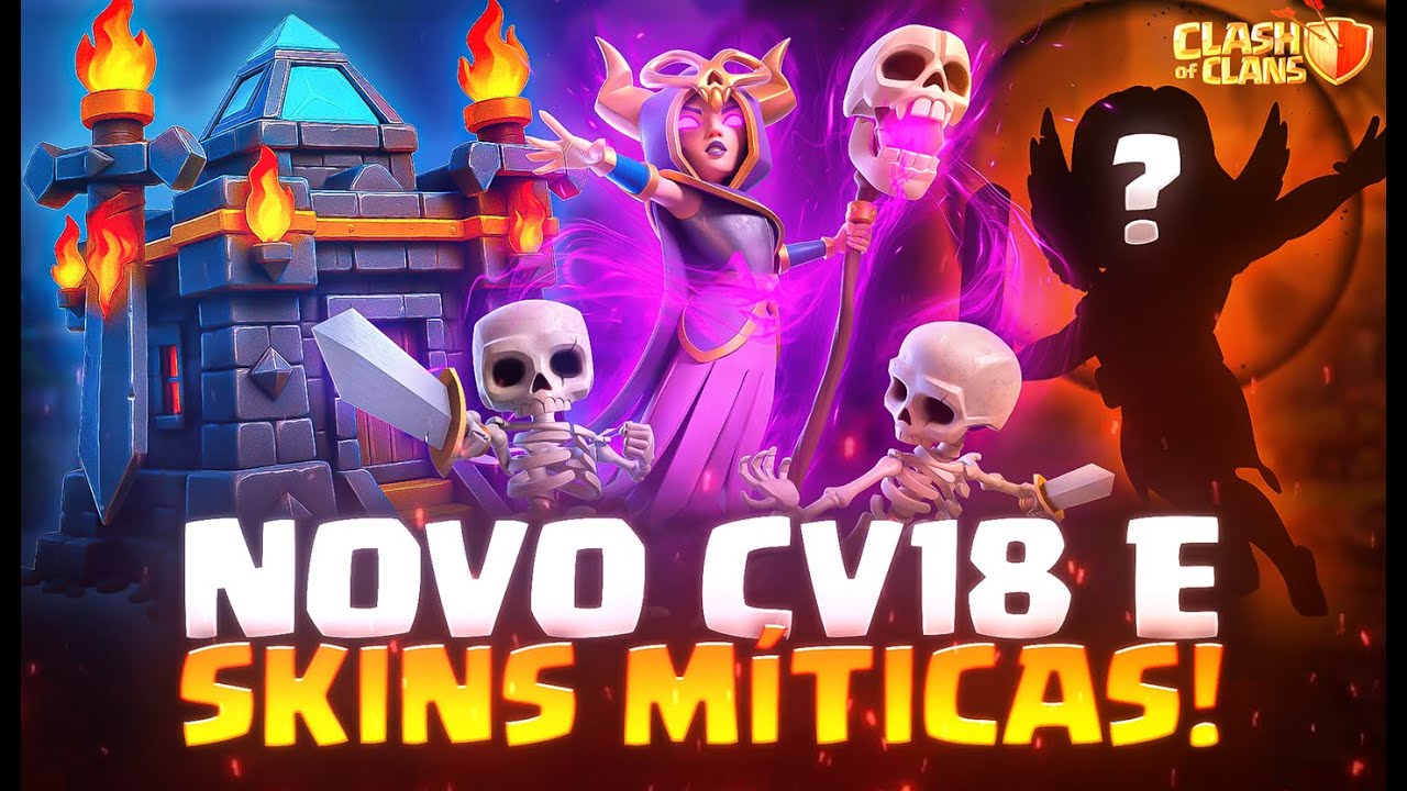 Novas Tropas, Skins Míticas e Jogabilidade do CV18! Entrevista Ferri & Judo Sloth no Clash of Clans