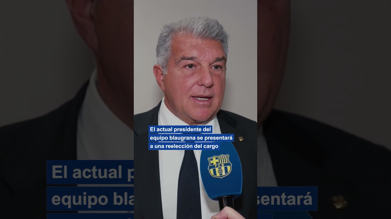 JOAN LAPORTA anuncia ELECCIONES presidenciales en el BARCELONA