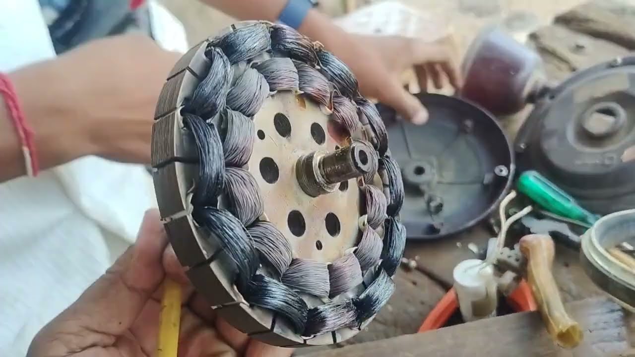 जली हुई Orient Celling Fan ko Kaise खोले || How To open celling fan body 