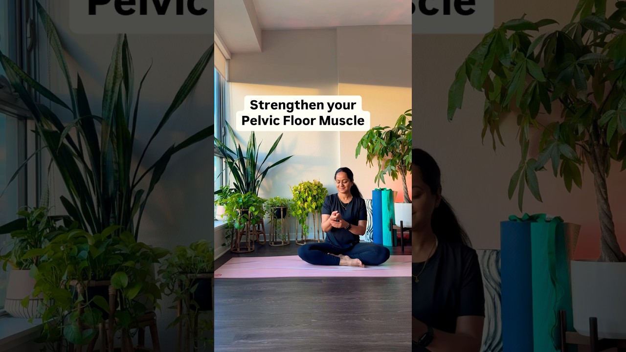 Pelvic Floor Muscle #yoga #yogaforbeginners #healthylifestyle #womenshealth