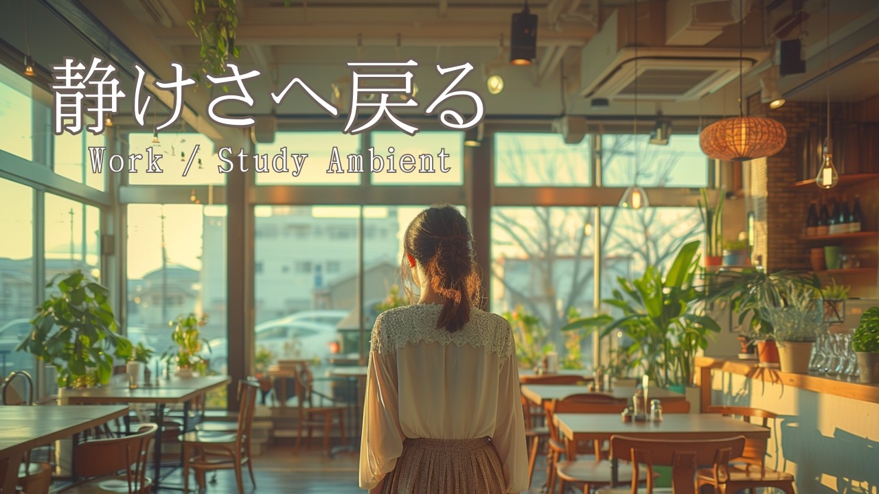 明るい癒しアンビエント｜カフェ気分で集中するBGM