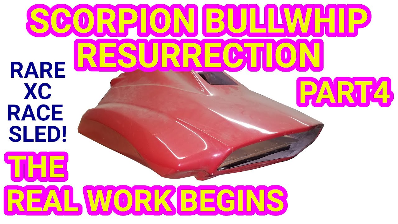 Scorpion Bullwhip Resurrection! Bringing a rare vintage cross country race sled back to life!
