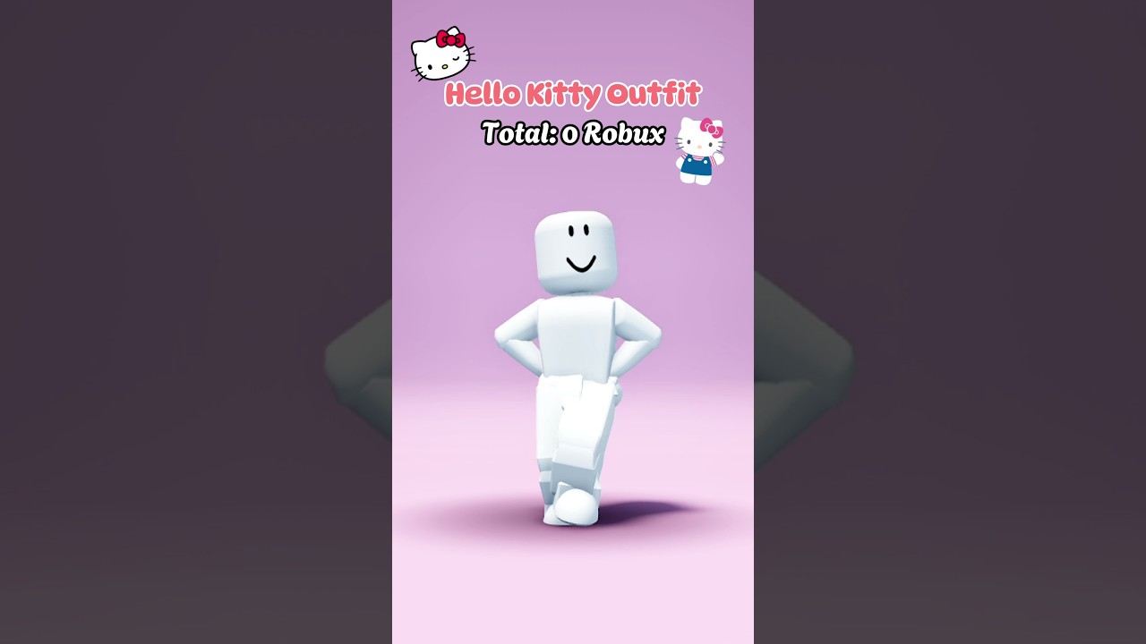 HELLO KITTY OUTFIT #robloxshorts