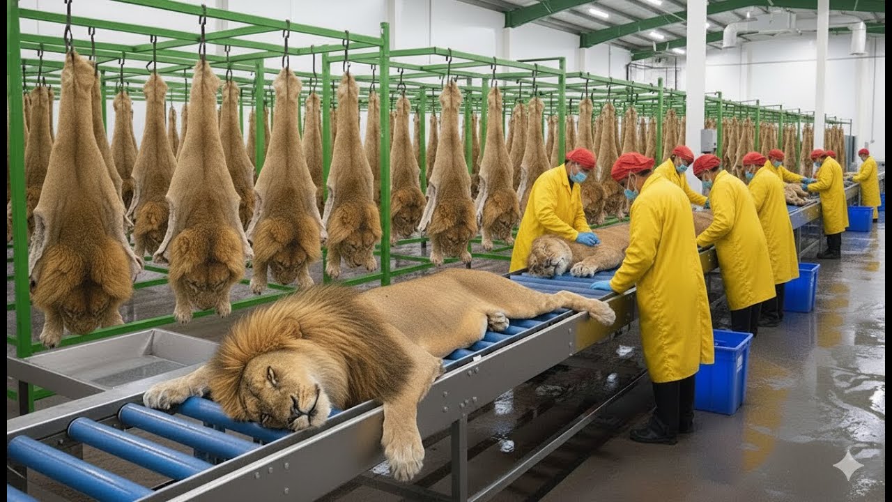 Inside the Factory Making Luxury Travel Bags from Lion Leather(full course)
