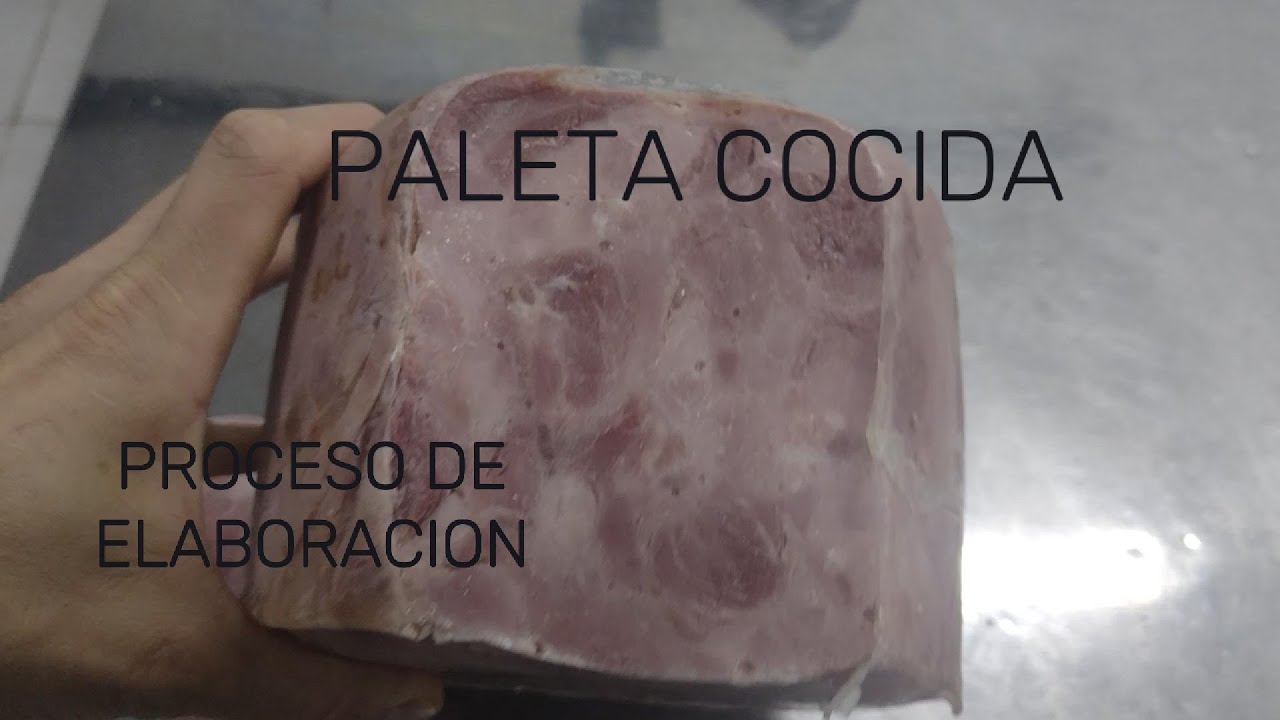PROCESO DE ELABORACION DE PALETA COCIDA #embutidos #fiambres #food