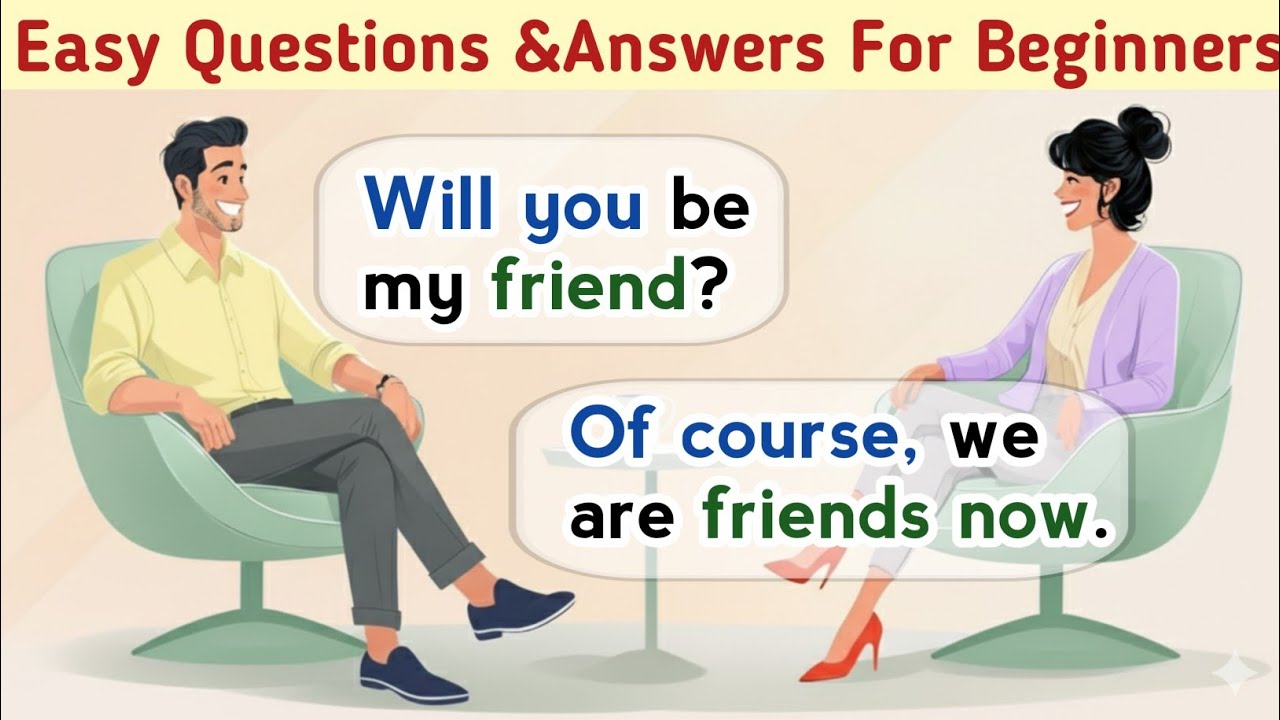 Easy Question & Answer for Beginners | Daily English Speaking Practice